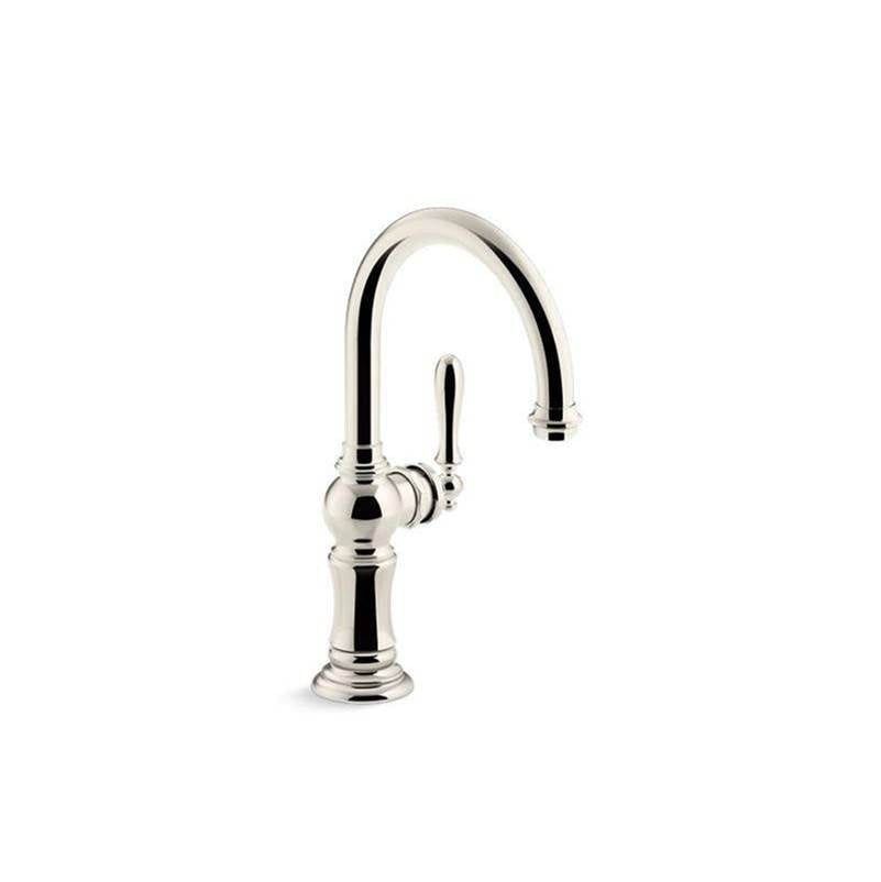 Kohler - Artifacts Single-handle kitchen sink faucet - Vibrant Polished Nickel