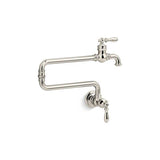 Kohler - Artifacts Wall-mount pot filler - Vibrant Polished Nickel