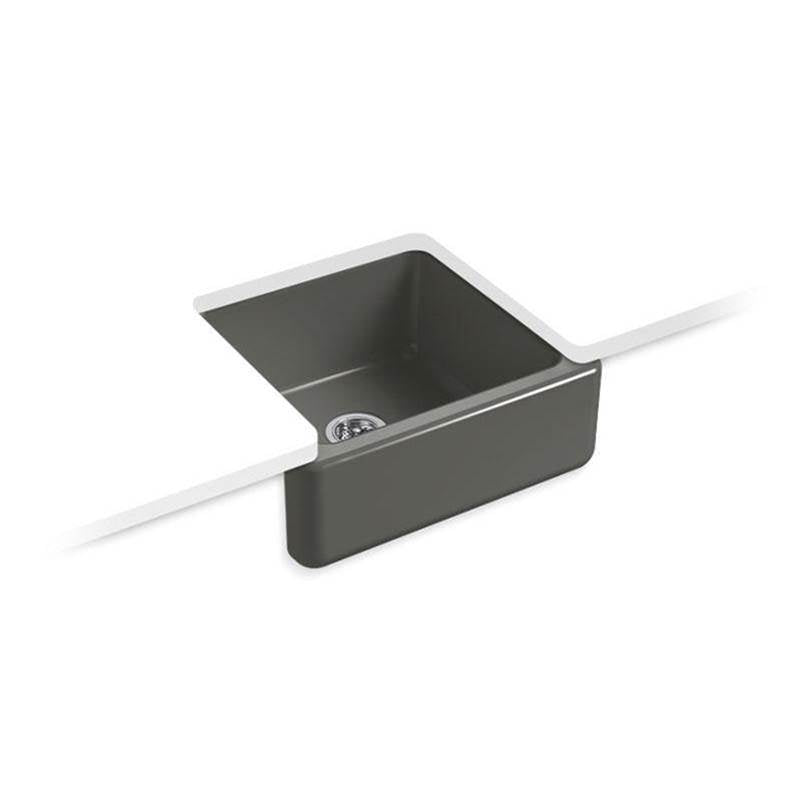 Kohler - Whitehaven 23-1/2'' undermount single-bowl farmhouse kitchen sink - Thunder Grey