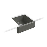 Kohler - Whitehaven 23-1/2'' undermount single-bowl farmhouse kitchen sink - Thunder Grey