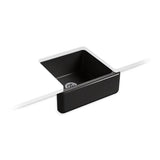 Kohler - Whitehaven 23-1/2'' undermount single-bowl farmhouse kitchen sink - Black