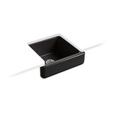 Kohler - Whitehaven 23-1/2'' undermount single-bowl farmhouse kitchen sink - Black
