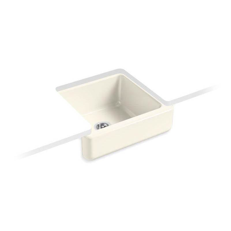 Kohler - Whitehaven 23-1/2'' undermount single-bowl farmhouse kitchen sink - Biscuit