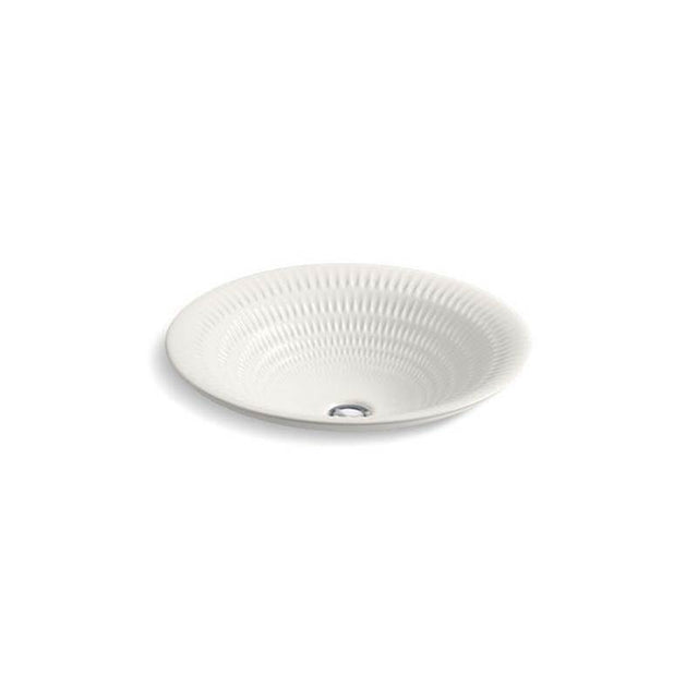 Kohler - Derring Carillon 17-3/4'' round drop-in bathroom sink, no overflow - Translucent White