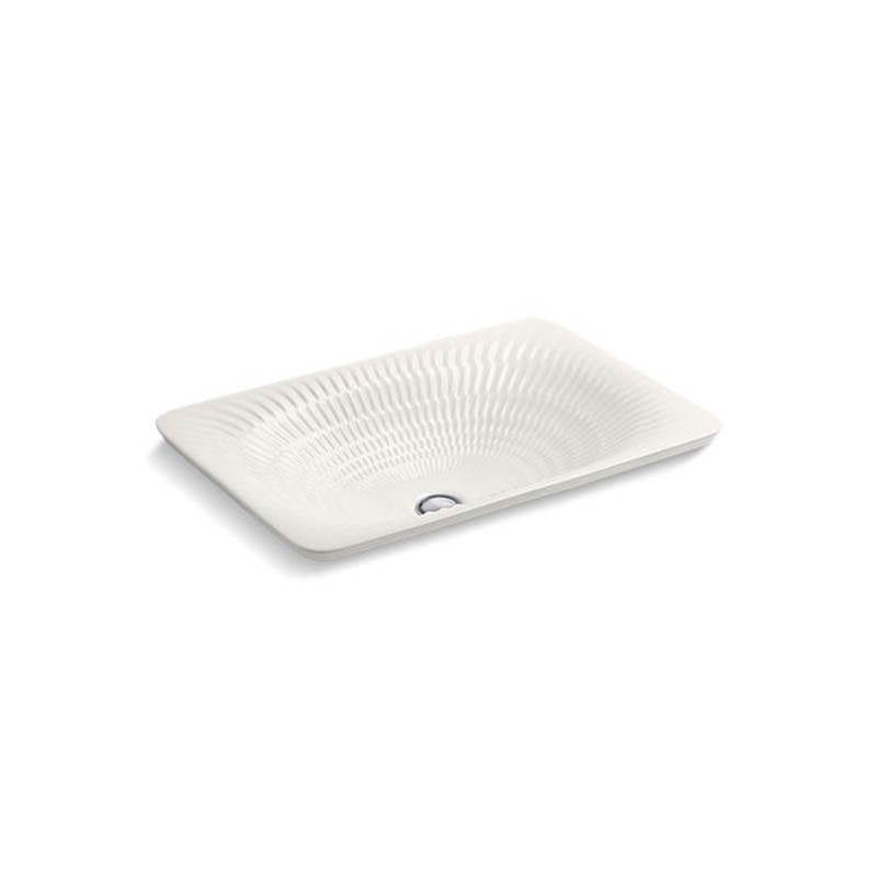 Kohler - Derring Carillon 21'' rectangular drop-in bathroom sink, no overflow - Translucent White