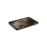 Kohler - Derring Carillon 21'' rectangular drop-in bathroom sink, no overflow - Bourbon Rutile