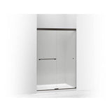 Kohler - Revel Sliding shower door, 76'' H x 44-5/8 - 47-5/8'' W, with 5/16'' thick Crystal Clear glass - Anodized Dark Bronze