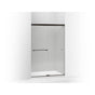 Kohler - Revel Sliding shower door, 76'' H x 44-5/8 - 47-5/8'' W, with 5/16'' thick Crystal Clear glass - Anodized Dark Bronze