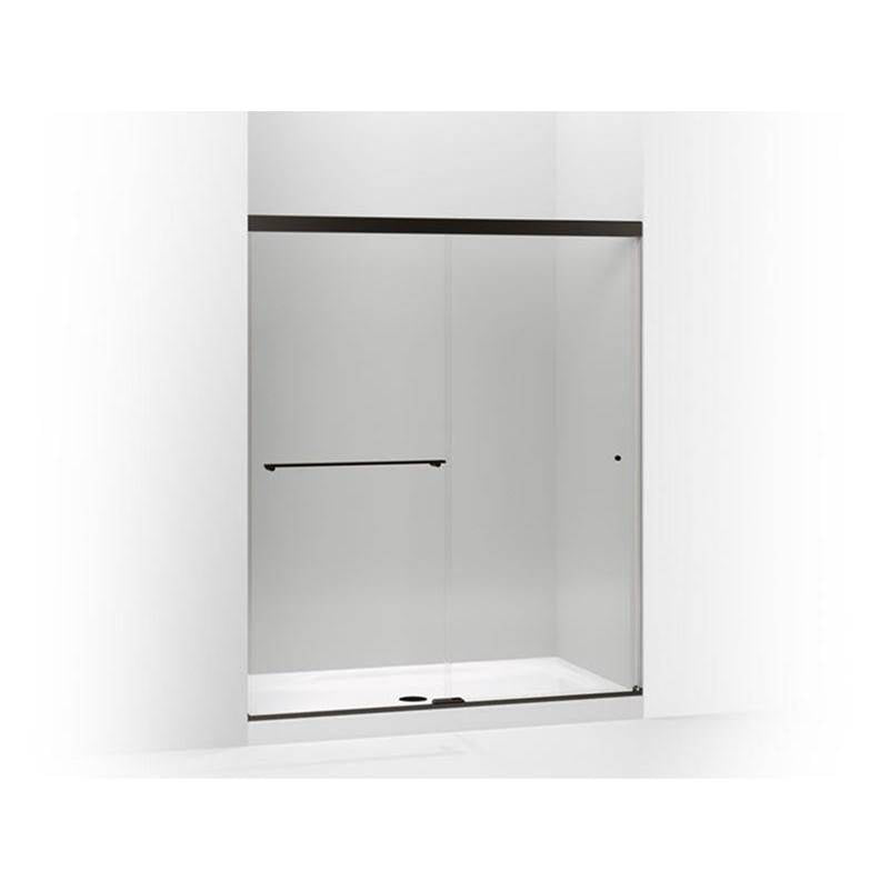 Kohler - Revel 76'' H sliding shower door with 5/16''-thick glass - Anodized Dark Bronze