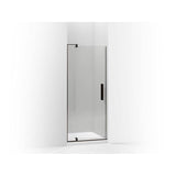 Kohler - Revel Pivot shower door, 74'' H x 27-5/16 - 31-1/8'' W, with 5/16'' thick Crystal Clear glass - Anodized Dark Bronze