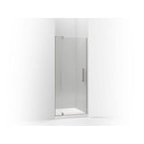 Kohler - Revel Pivot shower door, 74'' H x 27-5/16 - 31-1/8'' W, with 5/16'' thick Crystal Clear glass - Anodized Brushed Nickel