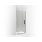 Kohler - Revel Pivot shower door, 74'' H x 27-5/16 - 31-1/8'' W, with 5/16'' thick Crystal Clear glass - Bright Polished Silver