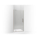 Kohler - Revel Pivot shower door, 70'' H x 31-1/8 - 36'' W, with 1/4'' thick Crystal Clear glass - Anodized Brushed Nickel