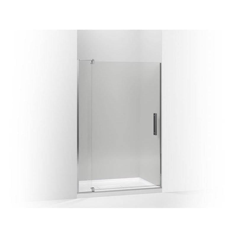 Kohler - Revel Pivot shower door, 74'' H x 39-1/8 - 44'' W, with 5/16'' thick Crystal Clear glass - Bright Polished Silver