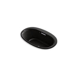 Kohler - Underscore 59-3/4'' x 35-3/4'' drop-in bath with Bask heated surface - Black