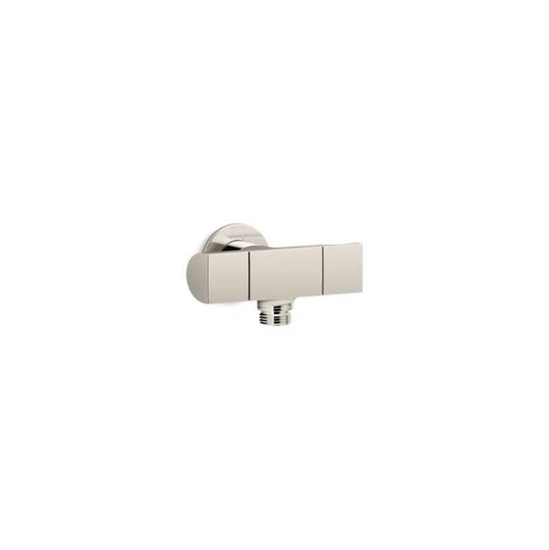 Kohler - Exhale Wall-mount handshower holder with supply elbow and volume control - Vibrant Polished Nickel