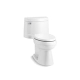 Kohler - Cimarron One-piece elongated toilet with concealed trapway, 1.28 gpf - White