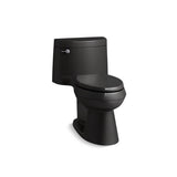 Kohler - Cimarron One-piece elongated toilet with concealed trapway, 1.28 gpf - Black
