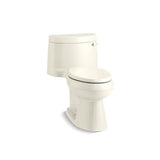 Kohler - Cimarron One-piece elongated toilet with concealed trapway, 1.28 gpf - Biscuit