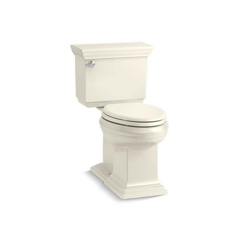 Kohler - Memoirs Stately Two-piece elongated with concealed trapway, 1.28 gpf - Biscuit