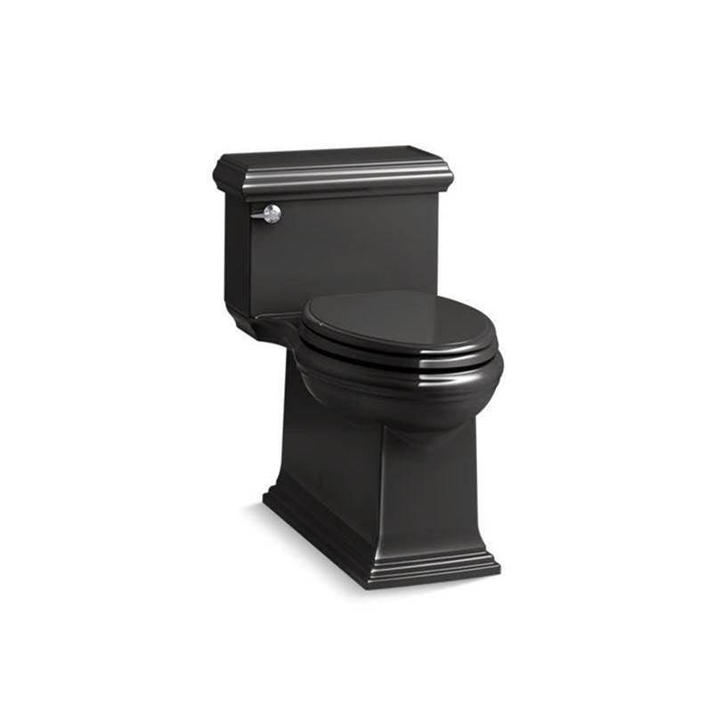 Kohler - Memoirs Classic One-piece compact elongated toilet with skirted trapway, 1.28 gpf - Black