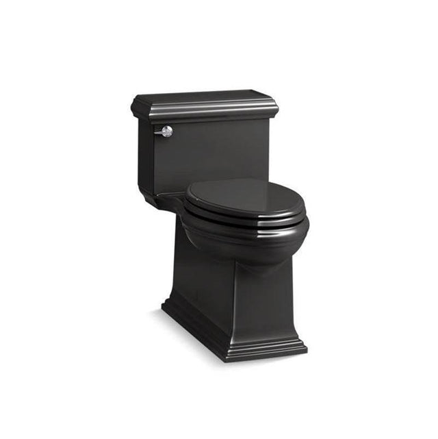 Kohler - Memoirs Classic One-piece compact elongated toilet with skirted trapway, 1.28 gpf - Black