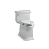 Kohler - Memoirs Stately One-piece compact elongated toilet with skirted trapway, 1.28 gpf - Ice Grey