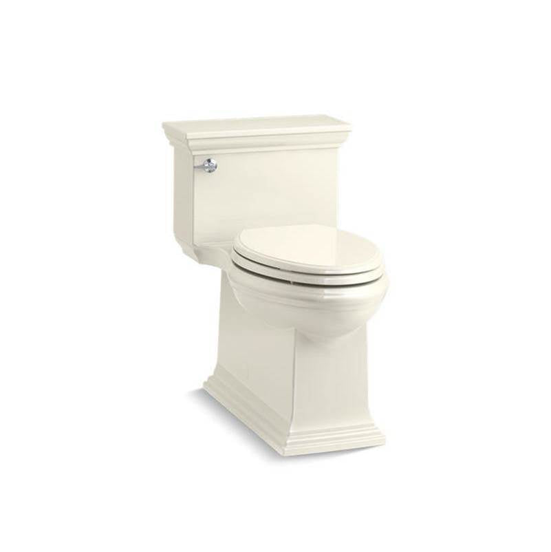 Kohler - Memoirs Stately One-piece compact elongated toilet with skirted trapway, 1.28 gpf - Biscuit