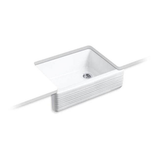 Kohler - Whitehaven Hayridge 29-11/16''undermount single-bowl farmhouse kitchen sink - White