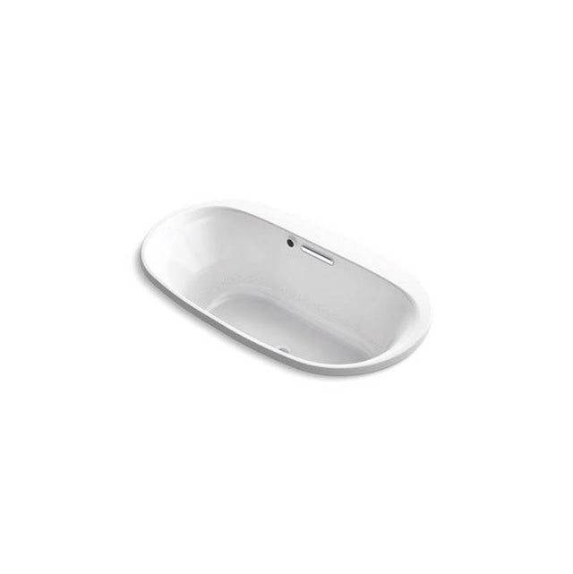 Kohler - Underscore 66'' x 36'' drop-in Heated BubbleMassageE air bath - White