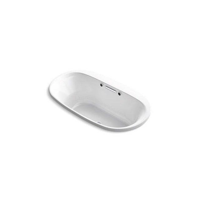 Kohler - Underscore 66'' x 36'' drop-in Heated BubbleMassageE air bath with Bask heated surface - White