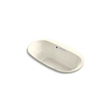 Kohler - Underscore 65-1/2'' x 35-3/4'' drop-in bath with Bask heated surface - Biscuit