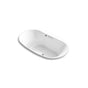 Kohler - Underscore 71-1/2'' x 41-1/2'' drop-in bath with Bask heated surface - White