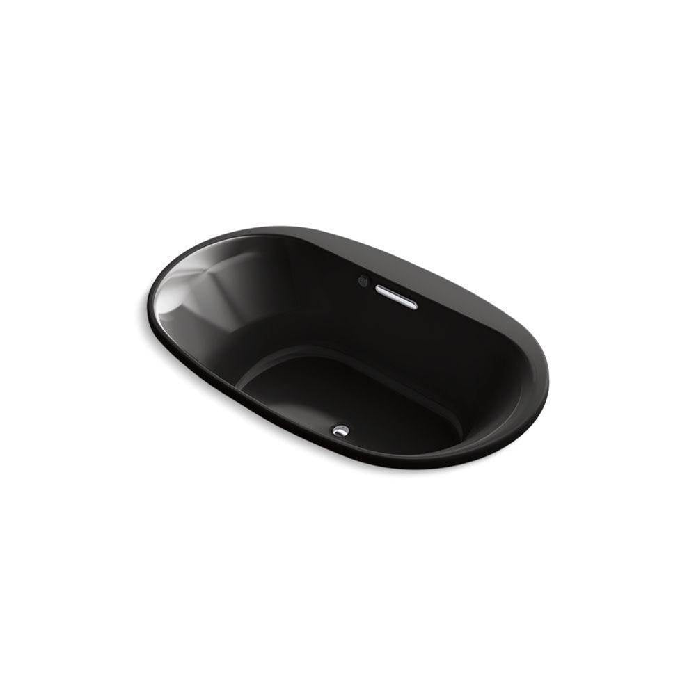 Kohler - Underscore 71-1/2'' x 41-1/2'' drop-in bath with Bask heated surface - Black