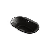 Kohler - Underscore 71-1/2'' x 41-1/2'' drop-in bath with Bask heated surface - Black