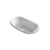 Kohler - Underscore 71-1/2'' x 41-1/2'' drop-in bath with Bask heated surface - Ice Grey