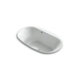 Kohler - Underscore 71-1/2'' x 41-1/2'' drop-in Heated BubbleMassageE - Ice Grey
