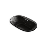 Kohler - Underscore 72'' x 42'' drop-in heated whirlpool bath - Black