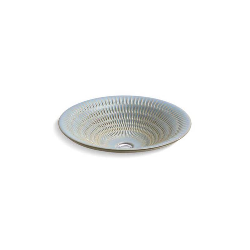 Kohler - Derring Carillon 17-3/4'' round drop-in bathroom sink, no overflow - Bluestone Rutile