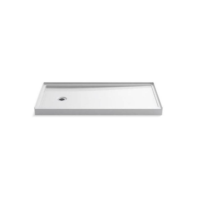 Kohler - Rely 60'' x 30'' alcove shower base, left drain - White
