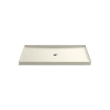 Kohler - Rely 60'' x 34'' alcove shower base, center drain - Biscuit