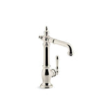 Kohler - Artifacts Single-handle bar sink faucet - Vibrant Polished Nickel