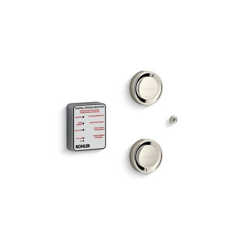 Kohler - Invigoration Series Tandem digital steam adapter kit - Vibrant Polished Nickel