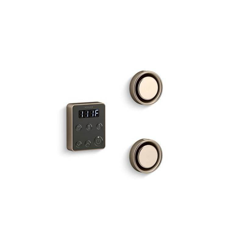 Kohler - Invigoration Series Tandem steam generator control kit - Vibrant Brushed Bronze