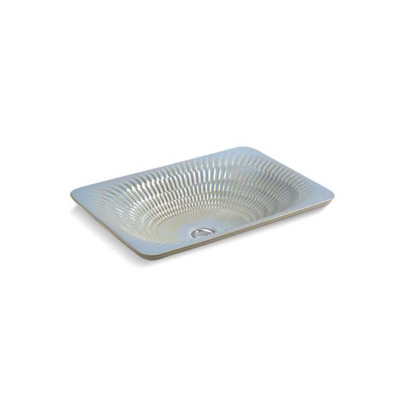 Kohler - Derring Carillon 21'' rectangular drop-in bathroom sink, no overflow - Bluestone Rutile