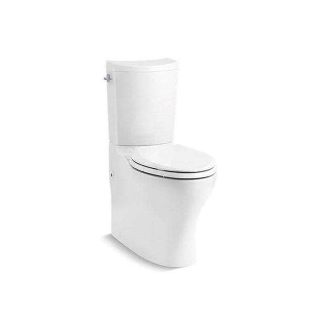 Kohler - Persuade Curv Two-piece elongated toilet with skirted trapway, dual-flush - White