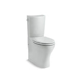 Kohler - Persuade Curv Two-piece elongated toilet with skirted trapway, dual-flush - Ice Grey