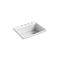 Kohler - Riverby 27'' top-mount single-bowl kitchen sink - White