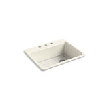 Kohler - Riverby 27'' top-mount single-bowl kitchen sink - Biscuit