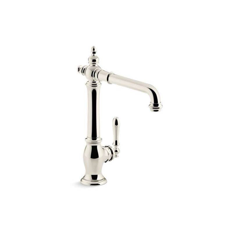 Kohler - Artifacts Single-handle kitchen sink faucet - Vibrant Polished Nickel